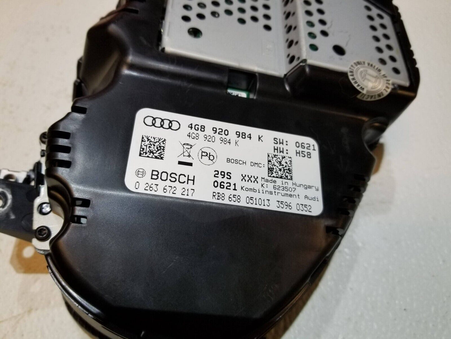 14 15 Audi A6 3.0t Instrument Cluster Speedometer Gauge 4g8920984k OEM 142k