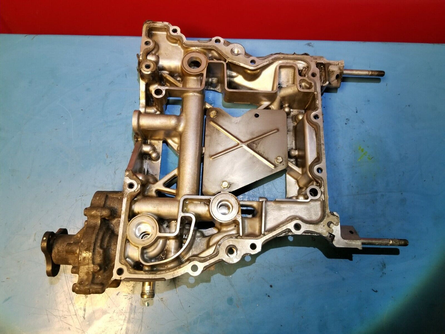 14 15 16 Subaru Forester 2.5l Engine Upper Oil Pan OEM