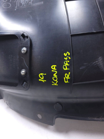 18-21 Hyundai Kona  Front Fender Liner Splash Guard Passenger Side  Right  OEM