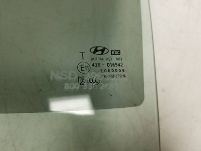 20 21 22 Hyundai Venue Rear Door Window Glass Left Driver Side OEM