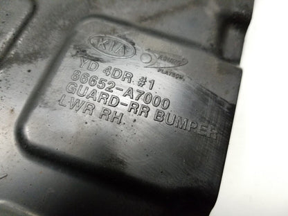 14 15 16 Kia Forte Rear Bumper Guard Right Passenger Side 86652-a7000 OEM