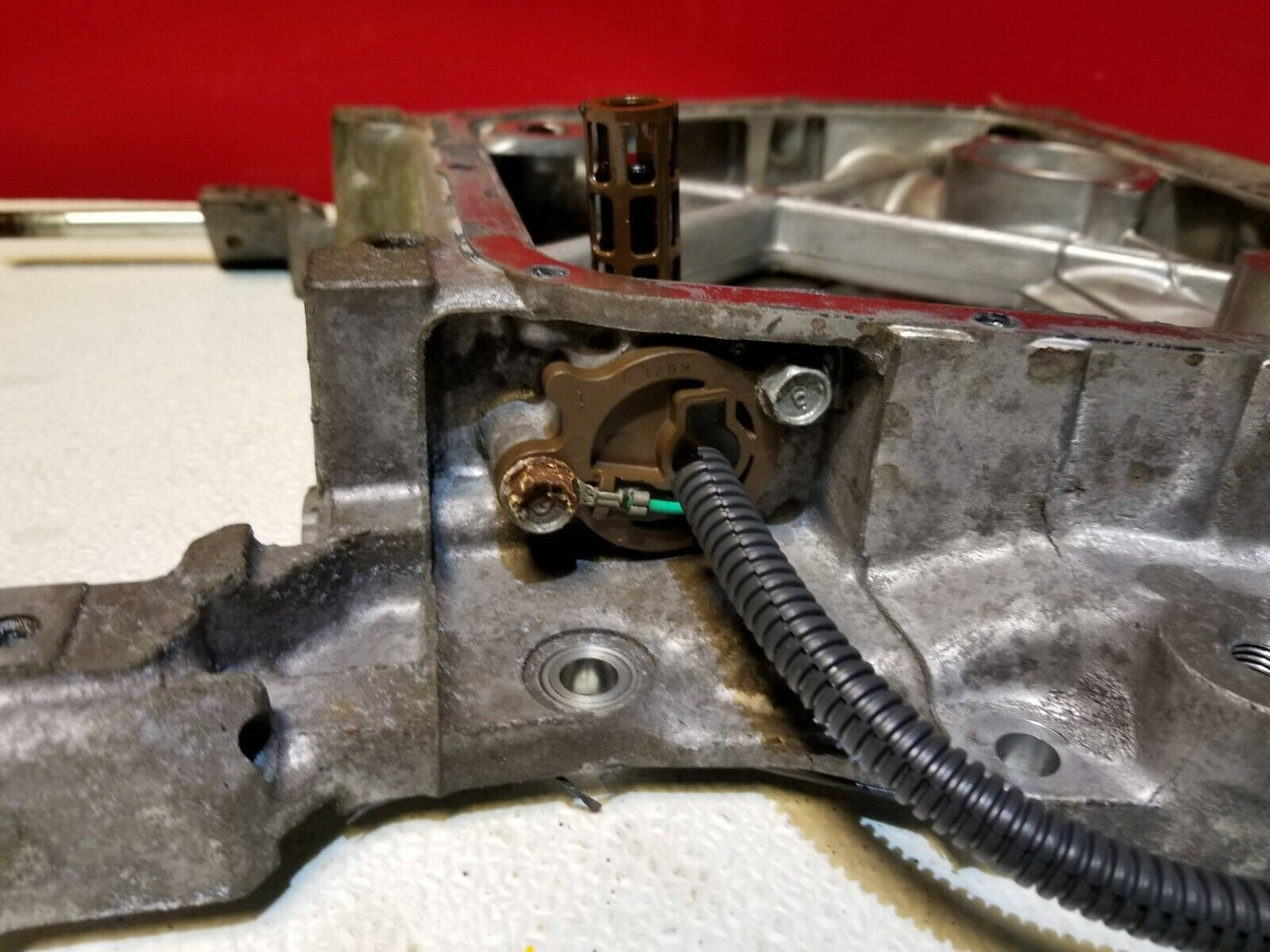 14 15 16 Subaru Forester 2.5l  Upper Oil Pan 11120aa280 OEM 43k