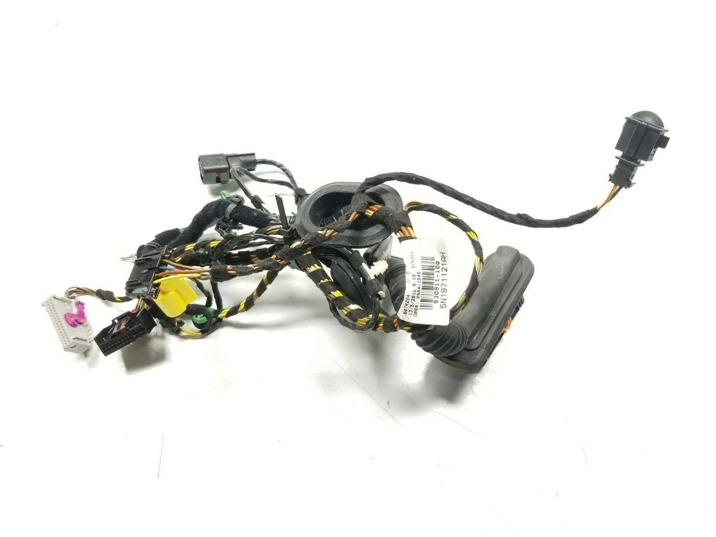 09 11 12 13 14 15 16 17 VW Tiguan Front Right Pass Door Wire Harness OEM 43k