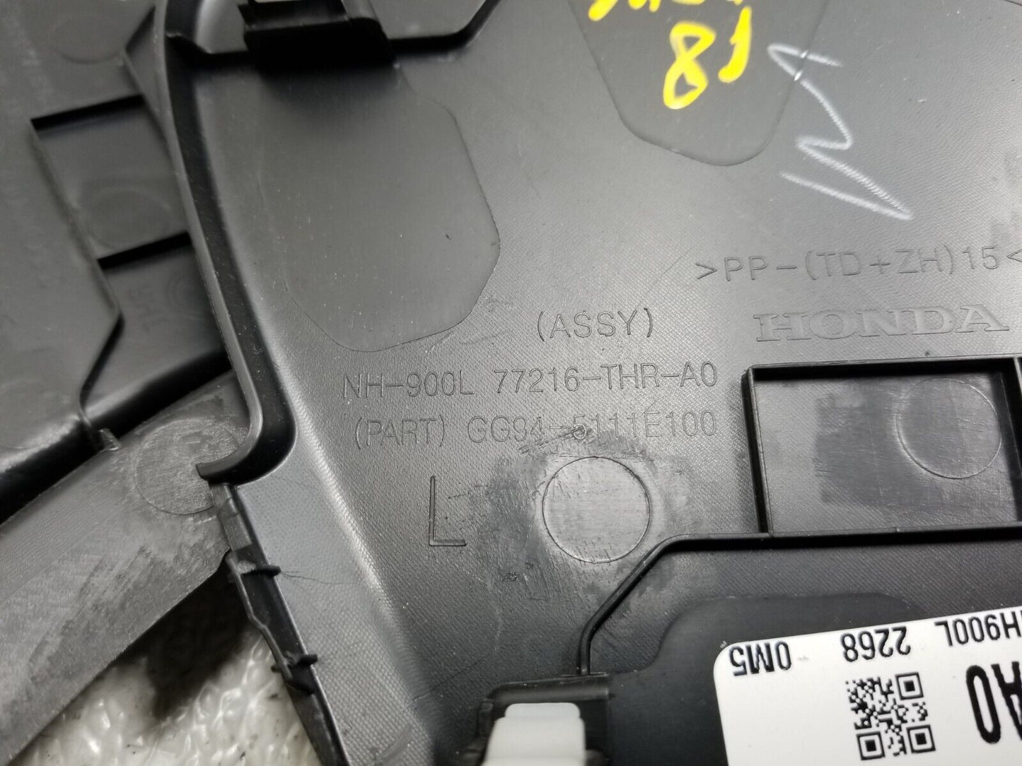 18 19 20 21 22 Honda Odyssey Dash End Cap Cover Left & Right Pair OEM