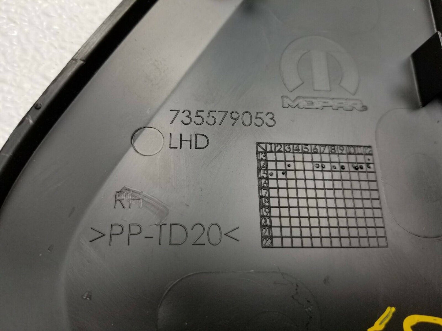 15 16 17 Jeep Renegade Dash End Cap Cover Right Pass Side OEM 62k Miles