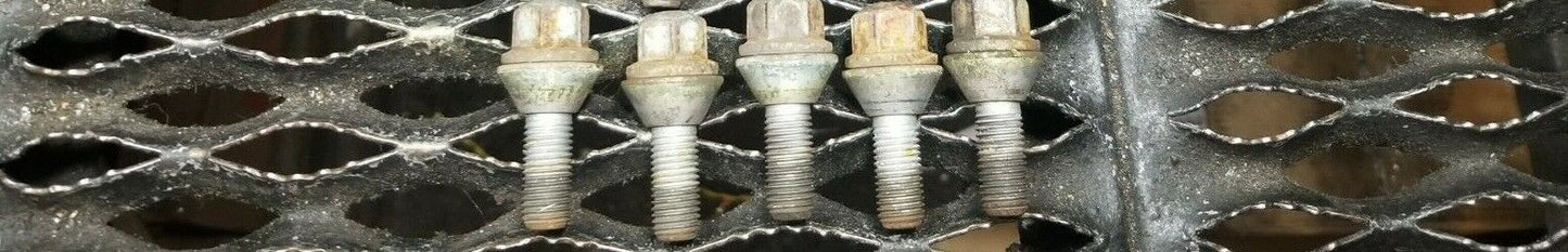 08 09 10 11 Saab 93 9-3 Wheel Nut Lug Bolts OEM Only Five Nuts/bolts