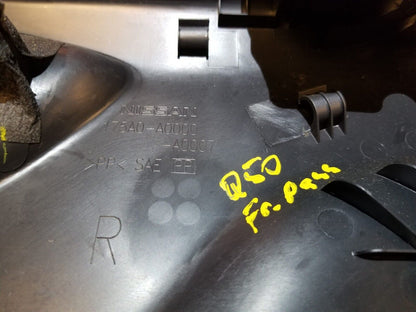 16 17 18 19 Infiniti Q50 Front Right Passenger Seat Side Cover Trim 5pcs OEM