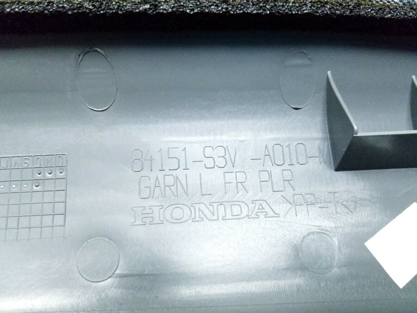 03 04 05 06 Acura MDX Left Driver Windshield A Pillar Trim Panel OEM 55k Miles