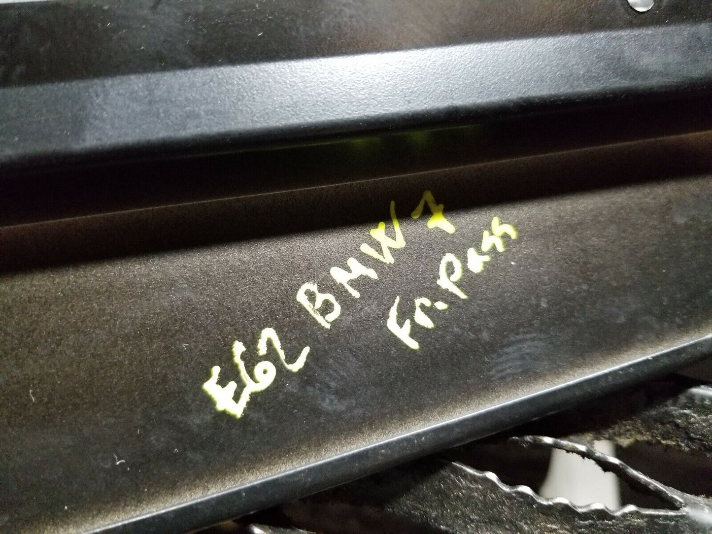 02 03 04 05 BMW 745i E65 Front Right Pass Door Pillar Trim Molding OEM