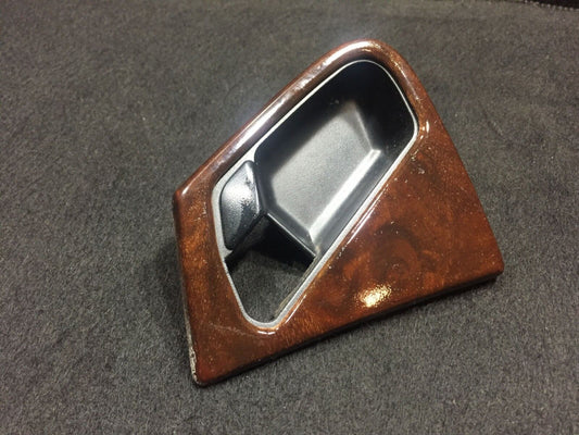 00 01 02 03 Mercedes W163 Driver Side Rear Inner Door Handle Wood Trim OEM D34