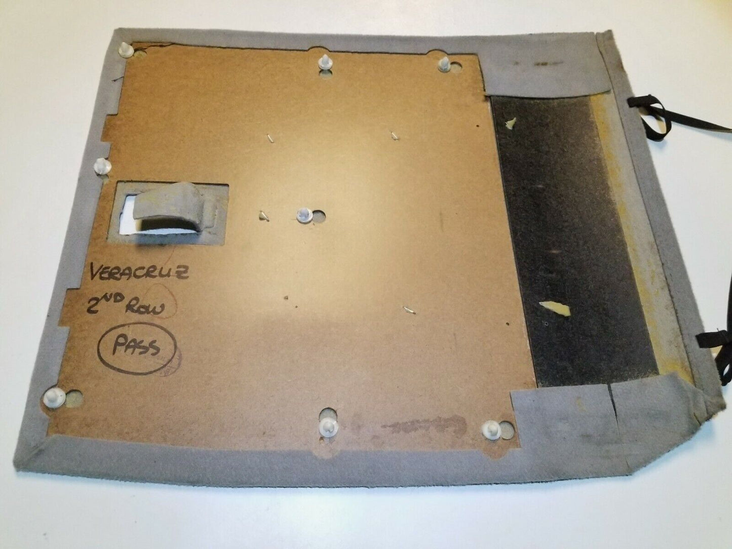 07 08 09 10 11 12 Veracruz 2nd Row Right Passenger Seat Back Trim Panel OEM