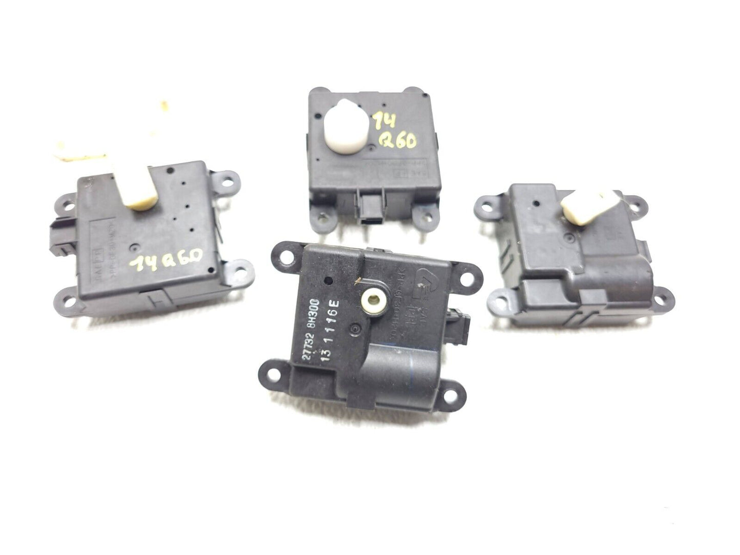 2014 2015 Infiniti Q60 HVAC Heater A/c Air Flap Actuator Motor 4pcs OEM