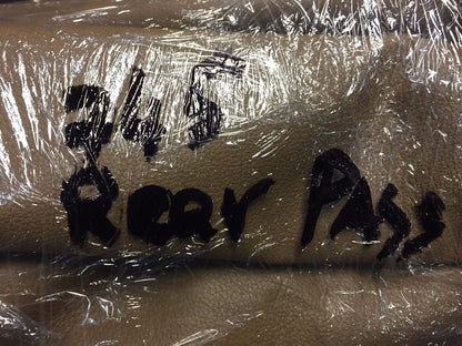 02 03 04 05 BMW 745i E65 Rear Right Passenger Side Back Upper Leather Seat OEM