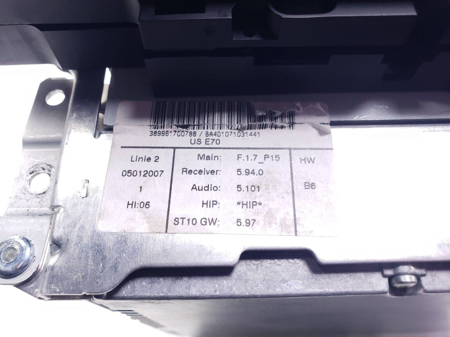 2007-2010 BMW X5 E70 Radio Stereo Cd Player Receiver Navigation System OEM