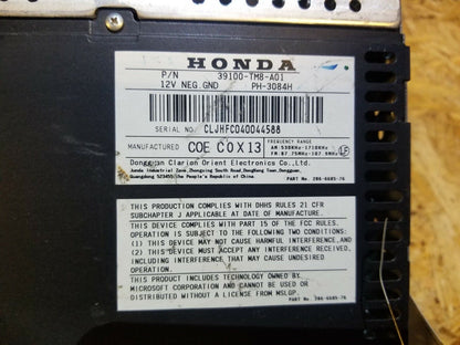 11 2011 Honda Insight Audio AM FM Radio Cd Player Receiver OEM #140