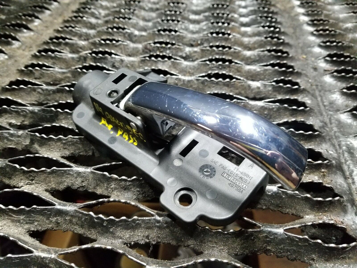 11 12 13 14 Dodge Avenger Rear Right Pass Side Interior Door Handle OEM