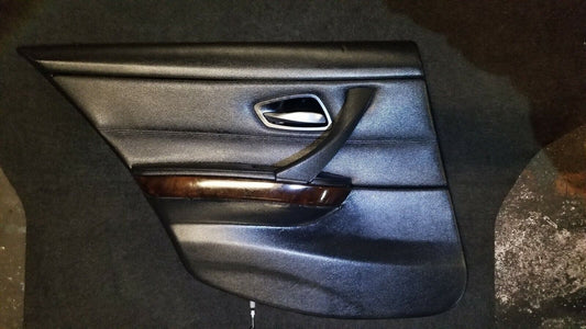 09 10 11 12 BMW 328xi E90 Rear Left Door Trim Panel Driver Side OEM