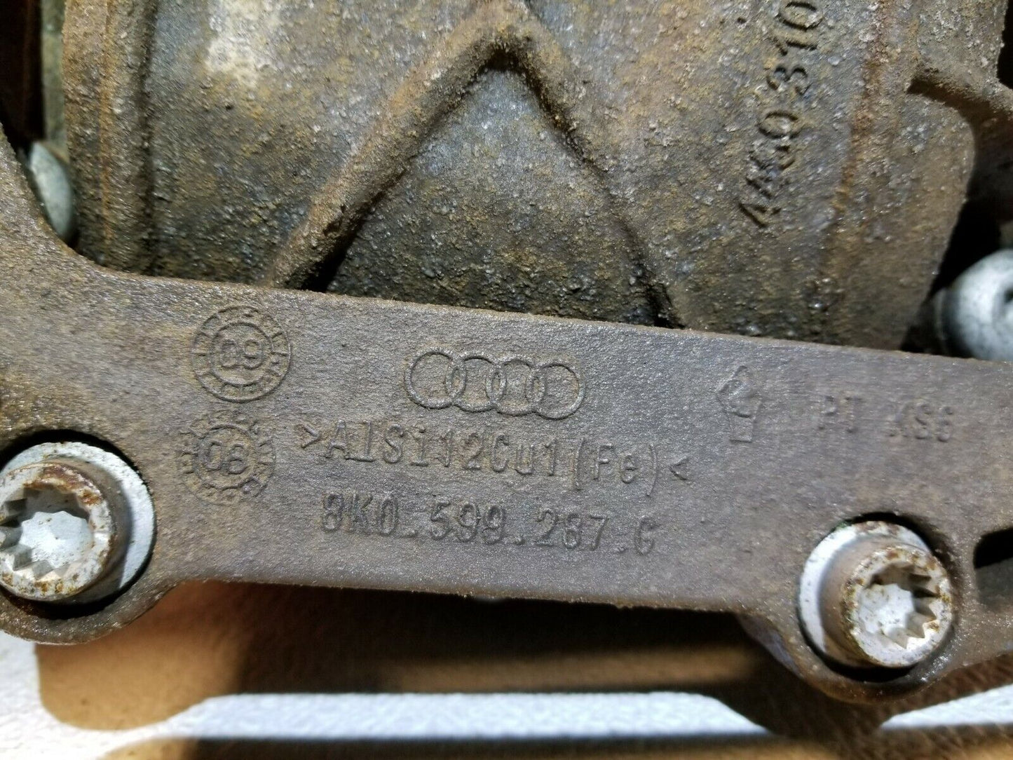 08 09 10 Audi A5 Coupe 3.2l Rear Differential Carrier OEM