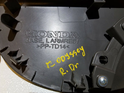 11 12 13 Honda Odyssey Rear Armrest W/ Cup Holder Driver Side OEM
