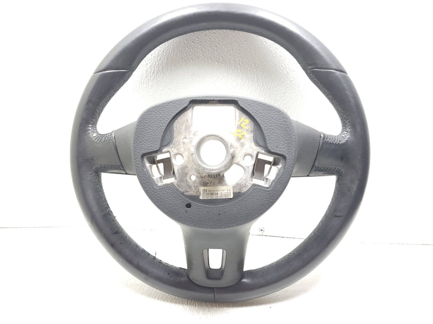 09 10 11 12 Volkswagen Cc Steering Wheel Black Leather OEM