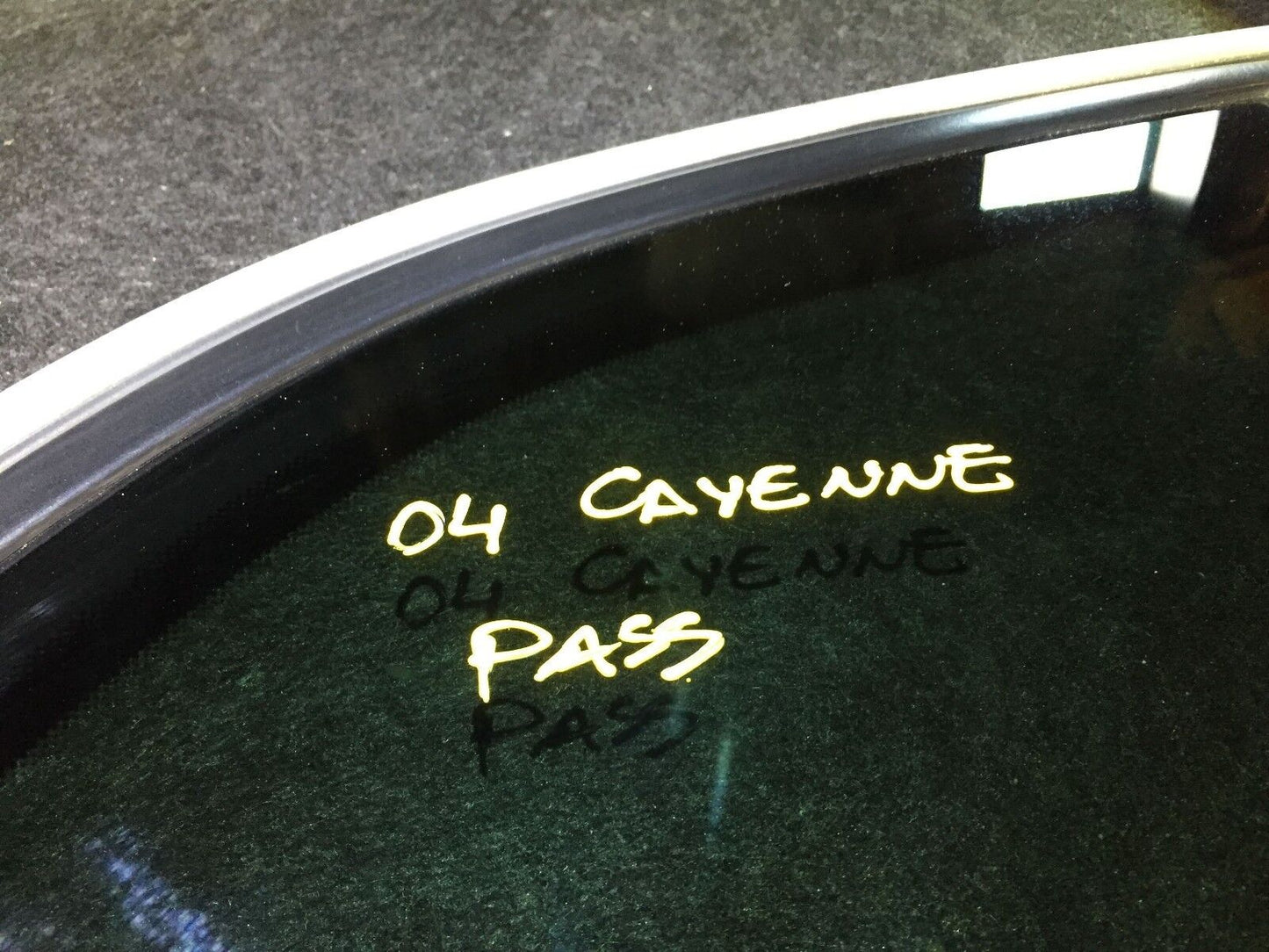 03 04 05 06 Cayenne Porsche Rear Right Pass Side Quarter Window Glass OEM