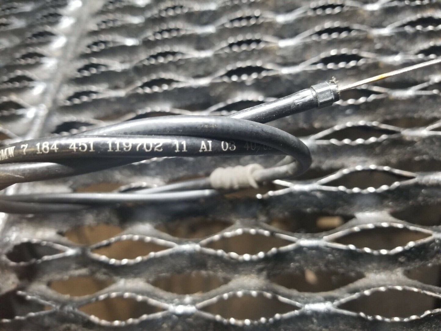 2006 - 2009 BMW E60 525i 530i Hood Release Cable  OEM