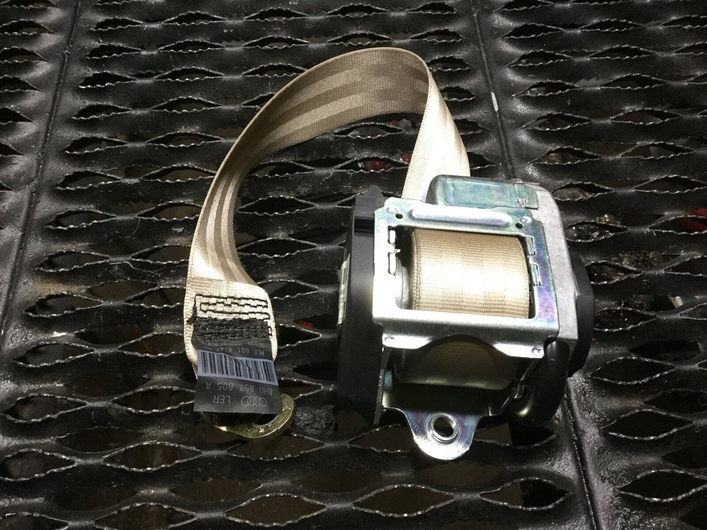 03 04 05 06 Audi A4 B6 Rear Left Seat Belt Retractor OEM