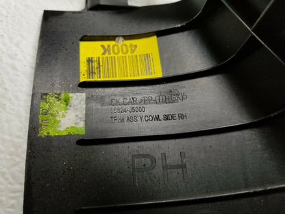 20 21 22 Kia Stinger Front Right Pass Door Kick Scuff Panel Trim OEM 312 Miles