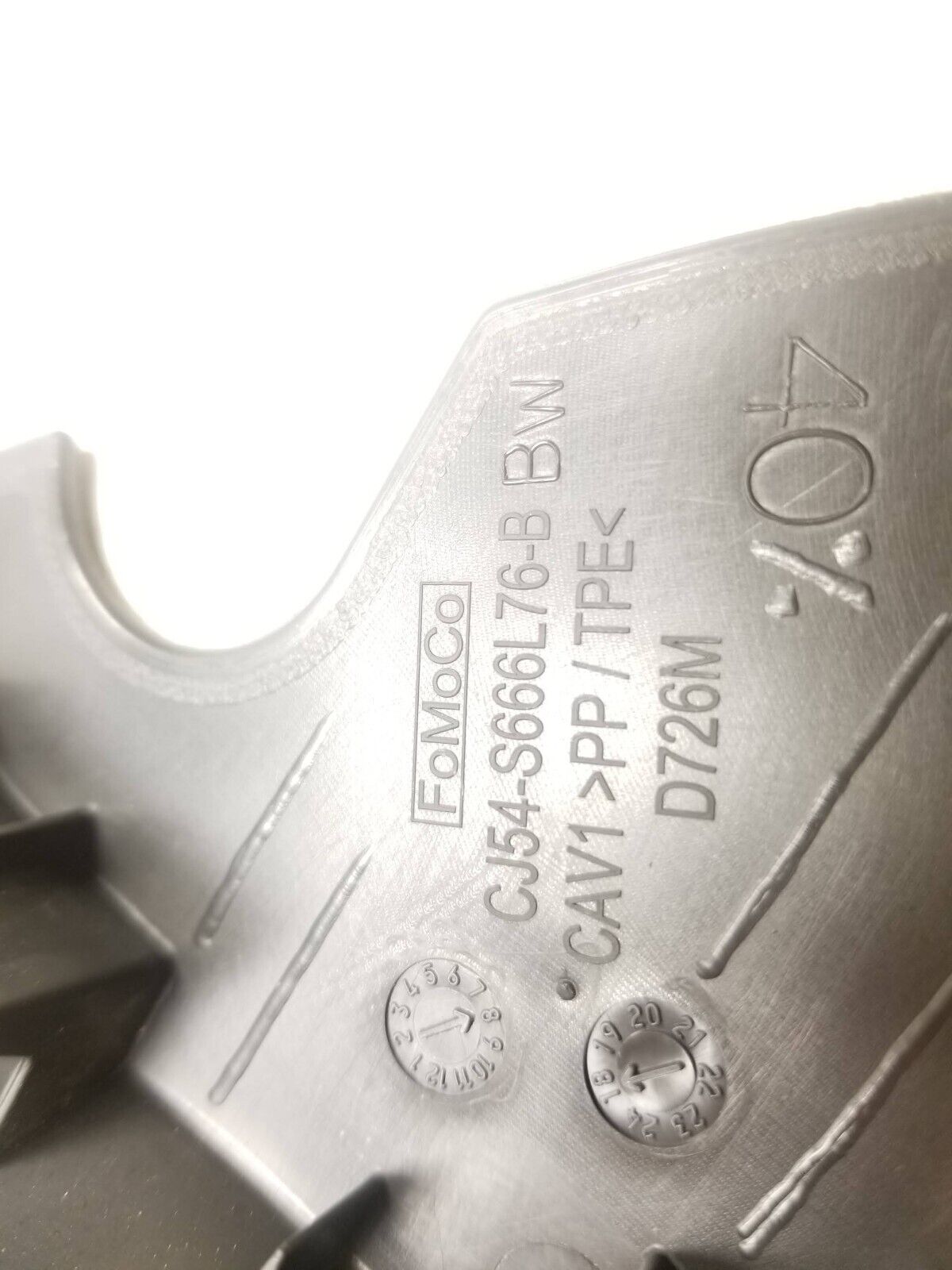 17 18 19 Ford Escape Rear Seat Cover Trim Plastic Headrest Guide Sleeve OEM