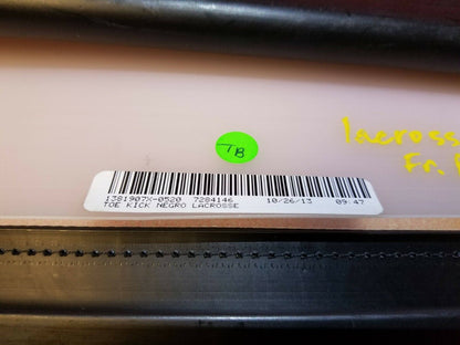 14 15 16 Buick Lacrosse Front Passenger Seat Lower Kick Cover OEM 60k