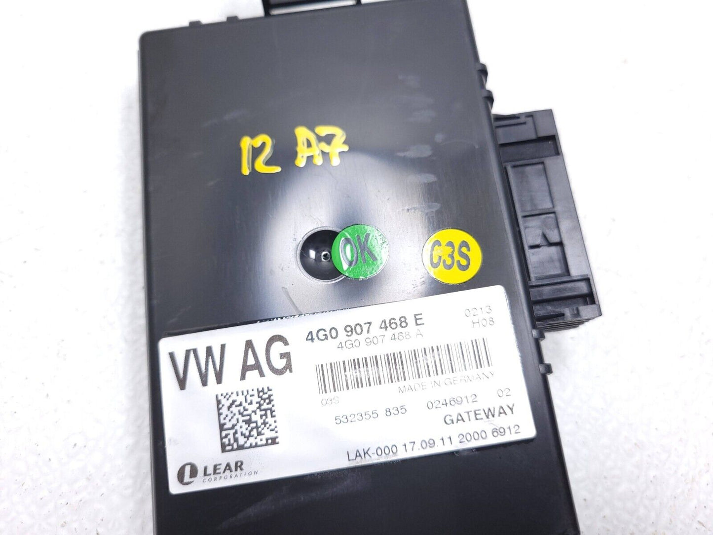 12 13 14 15 16 17 Audi A7 Homelink Garage Door Opener Control Module OEM