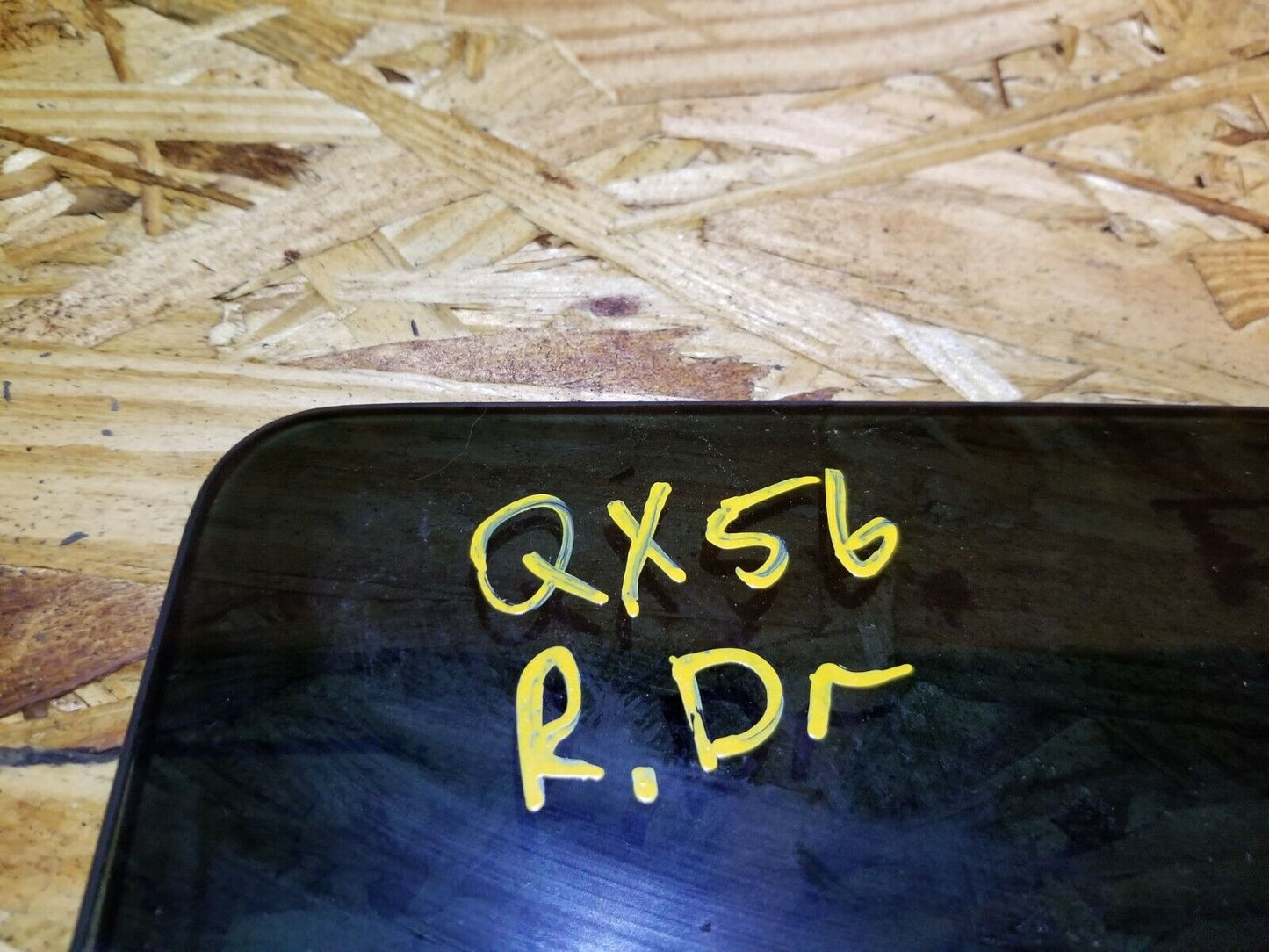 04 05 06 07 Infiniti QX56 Rear Left Driver Side Door Window Glass OEM