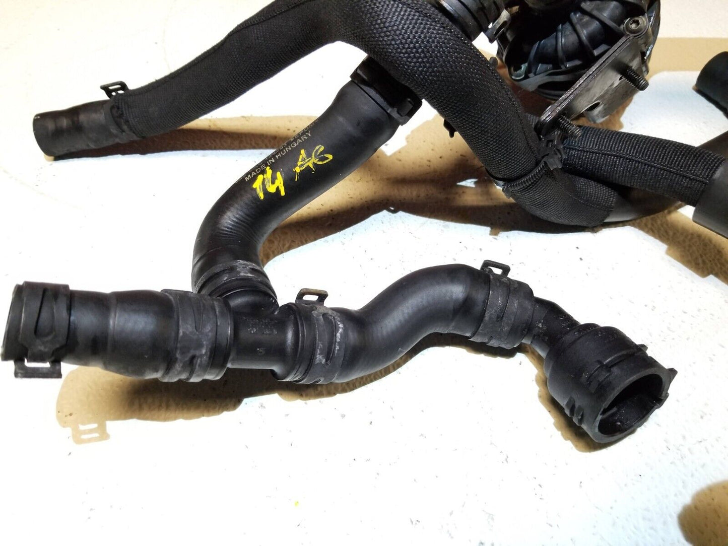 12 13 14 15 Audi A6 C7 Engine Auxiliary Coolant Water Pump W/ Hose 8k0965567 OEM