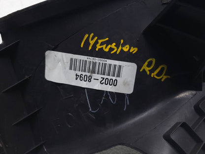 13 14 15 16 Ford Fusion Rear Left Driver Side Lower C Pillar Panel Cover Tri OEM