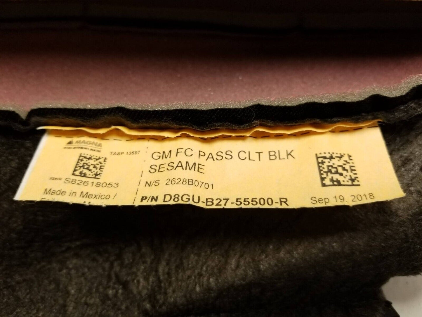 18 - 21 Chevrolet Equinox Seat Lower Cushion Bottom Passenger Right OEM