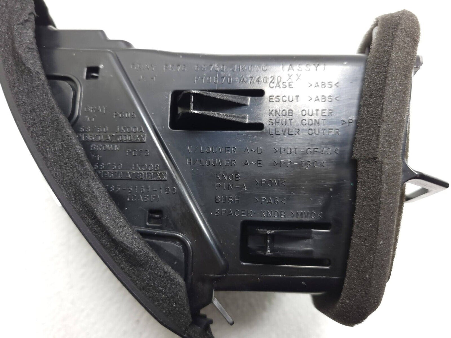 2014 2015 Infiniti Q60 Coupe Dash AC Heater Air Vent Left & Right 2pcs OEM