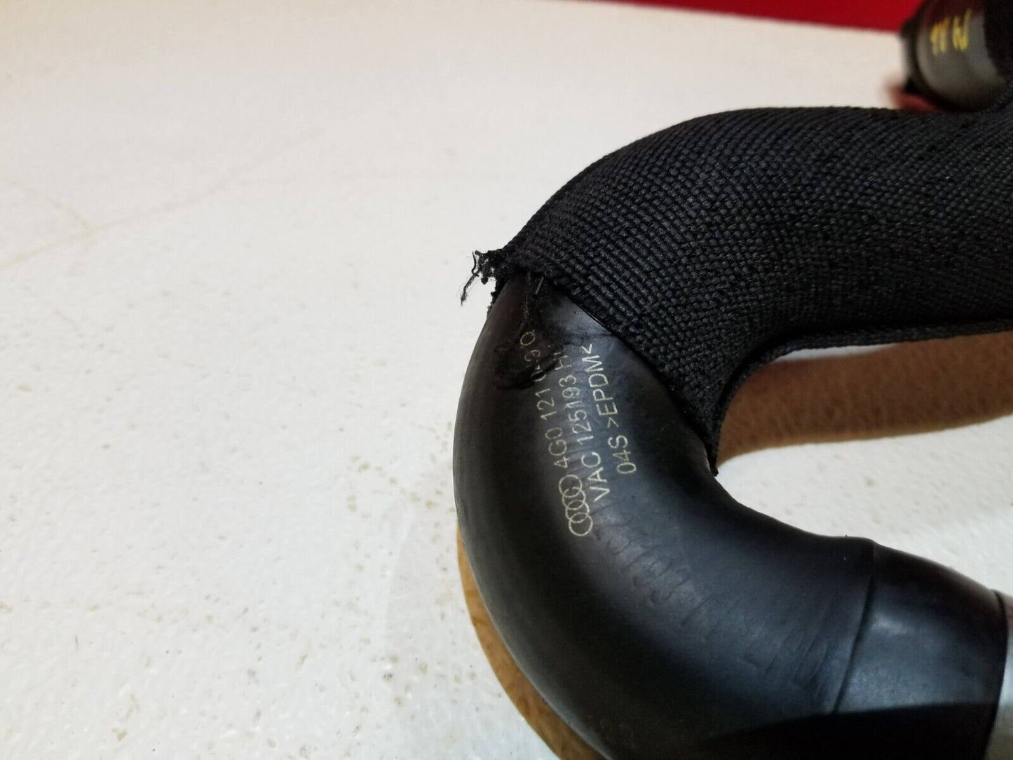 12 13 14 15 Audi A6 3.0t Radiator Coolant Water Hose Line Pipe 4g0121049q  OEM