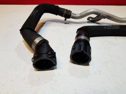 12 13 14 15 Audi A6 3.0t Engine Coolant Water Hose Tube Pipe 2pcs OEM