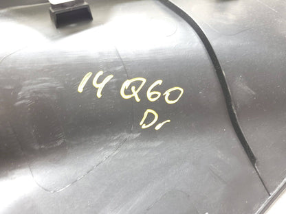 2014 2015 Infiniti Q60 Coupe Rear Quarter Panel Trim Driver Side Left OEM