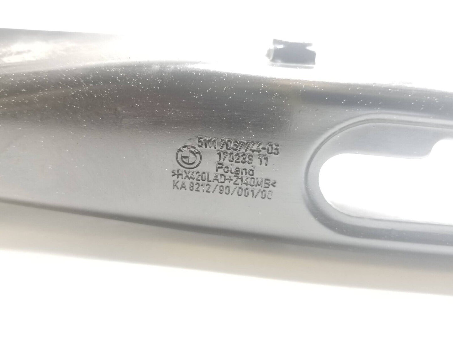 09 10 11 12 BMW 750li Front Lower Bumper Reinforcement Mount Crash Bar OEM