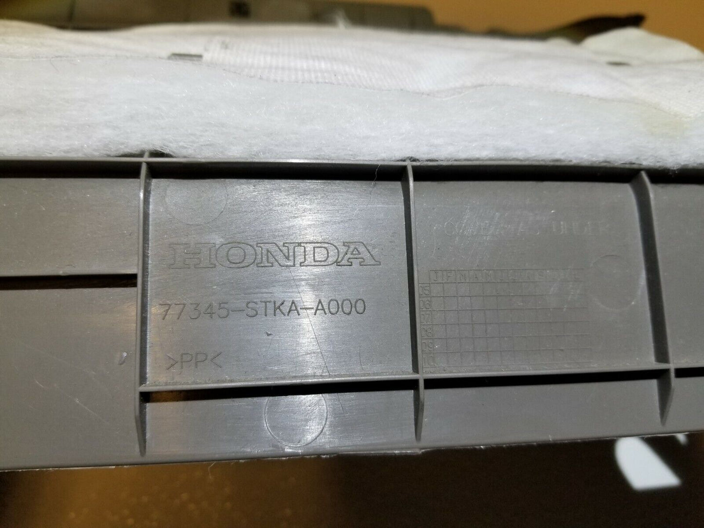 07 08 09 10 11 12 Acura RDX Right Passenger Lower Insulator Hush Panel OEM