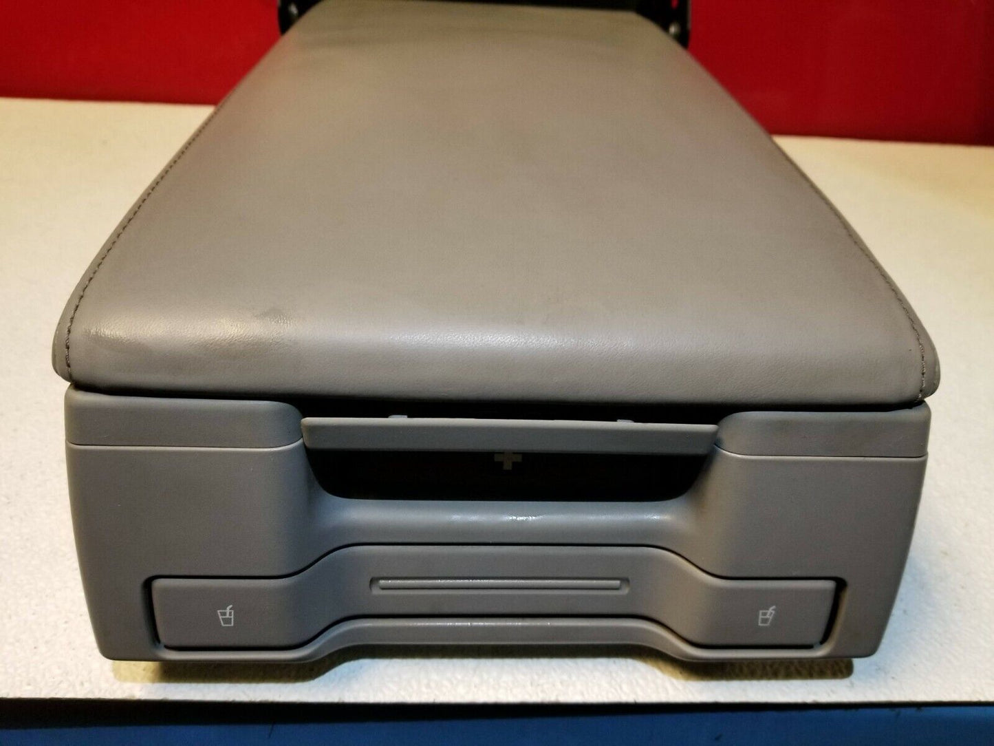 04 05 06 07 Audi A8 Rear Seat Armrest W/ Cup Holder OEM