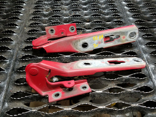 06 07 08 Audi A4 Hood Hinge Left & Right Pair OEM 85k Miles