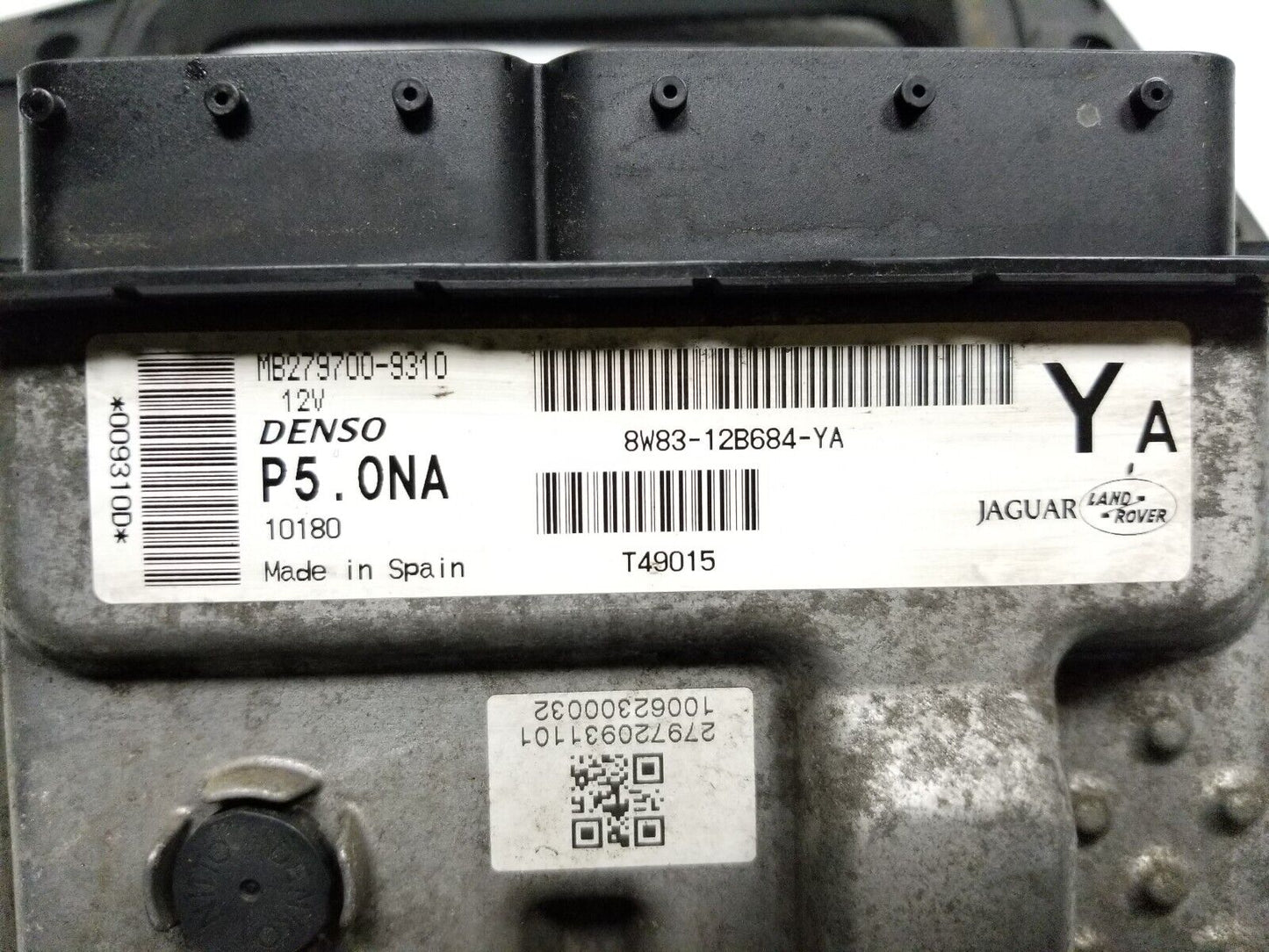 10 11 12 13 Jaguar XJ Ecu Ecm Engine Control Module W/ Bracket OEM 86k Miles