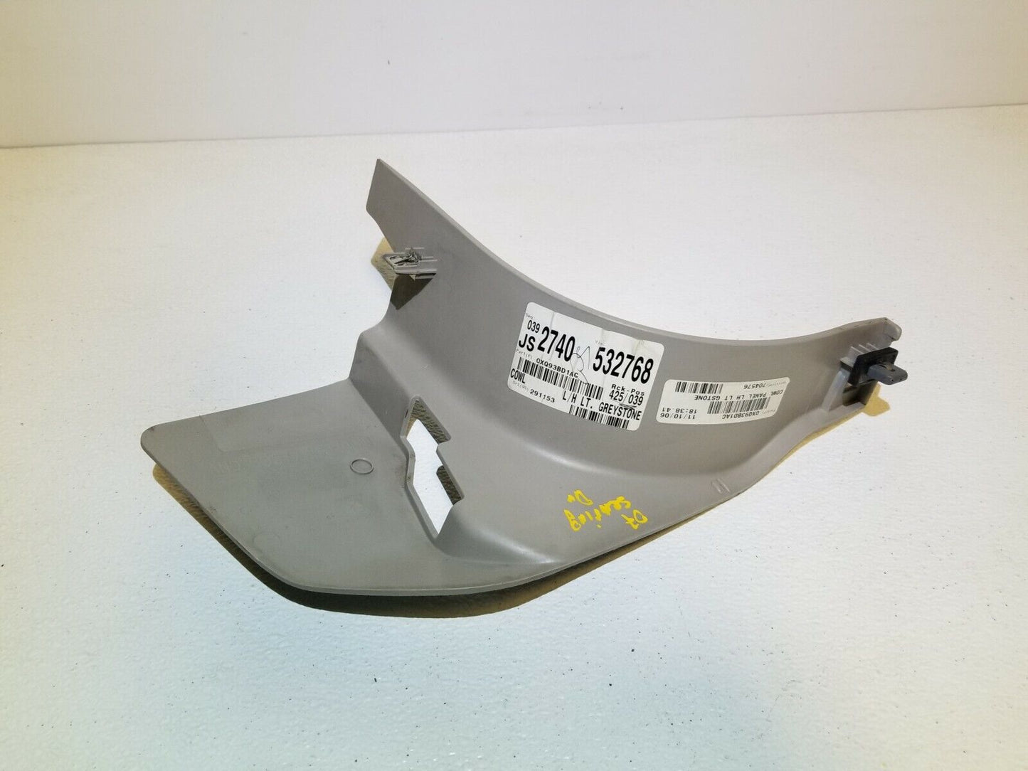07 08 09 10 Chrysler Sebring Left Driver Cowl Kick Trim Panel OEM