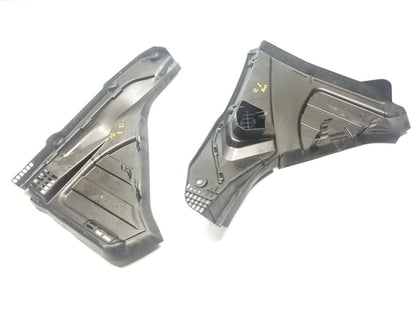 09 10 11 12 BMW 750li Front Windshield Cowl Corner Trim Left & Right Pair OEM