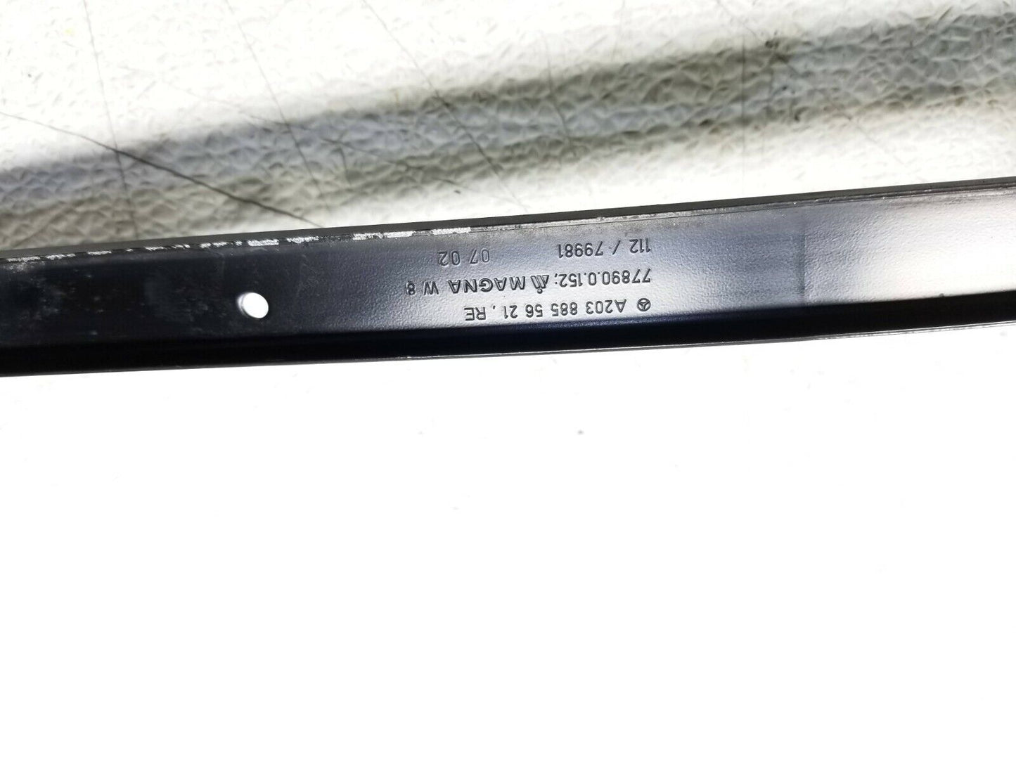 02 03 04 05 06 Mercedes Benz W203 C230 Coupe Rear Bumper Rail Bracket 2pcs OEM