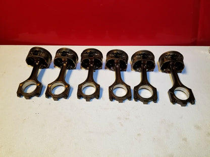 05 06 07 08 Jaguar X-type 3.0l Connecting Rod W/ Piston - Std 6pcs OEM 86k Miles