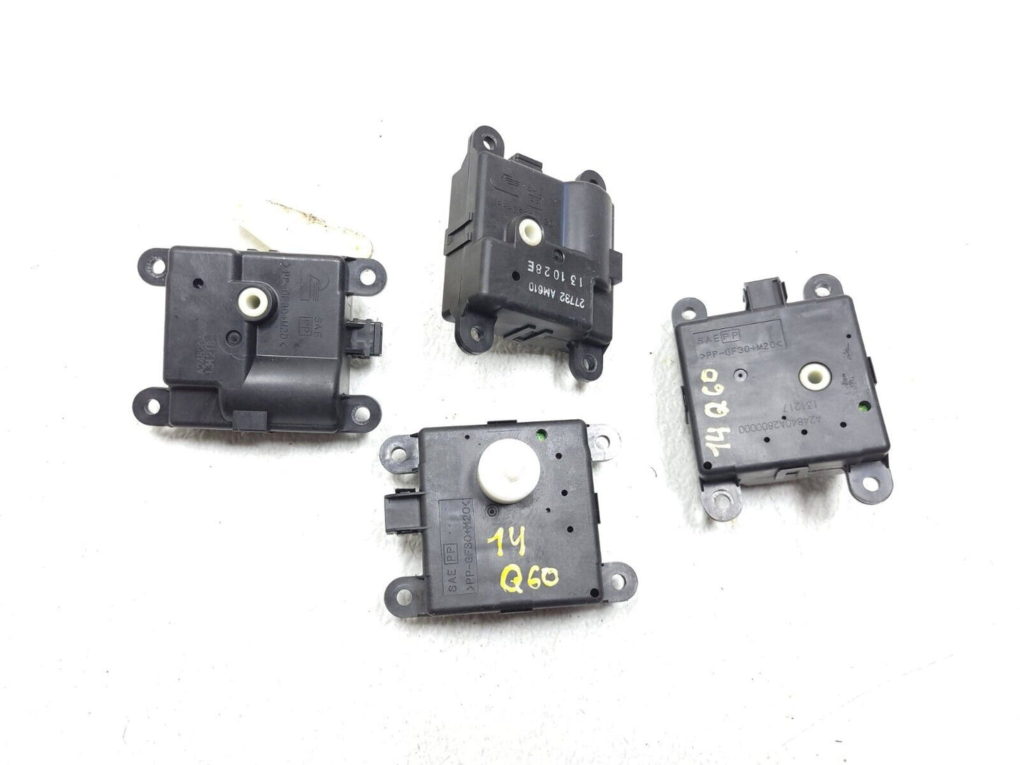 2014 2015 Infiniti Q60 HVAC Heater A/c Air Flap Actuator Motor 4pcs OEM