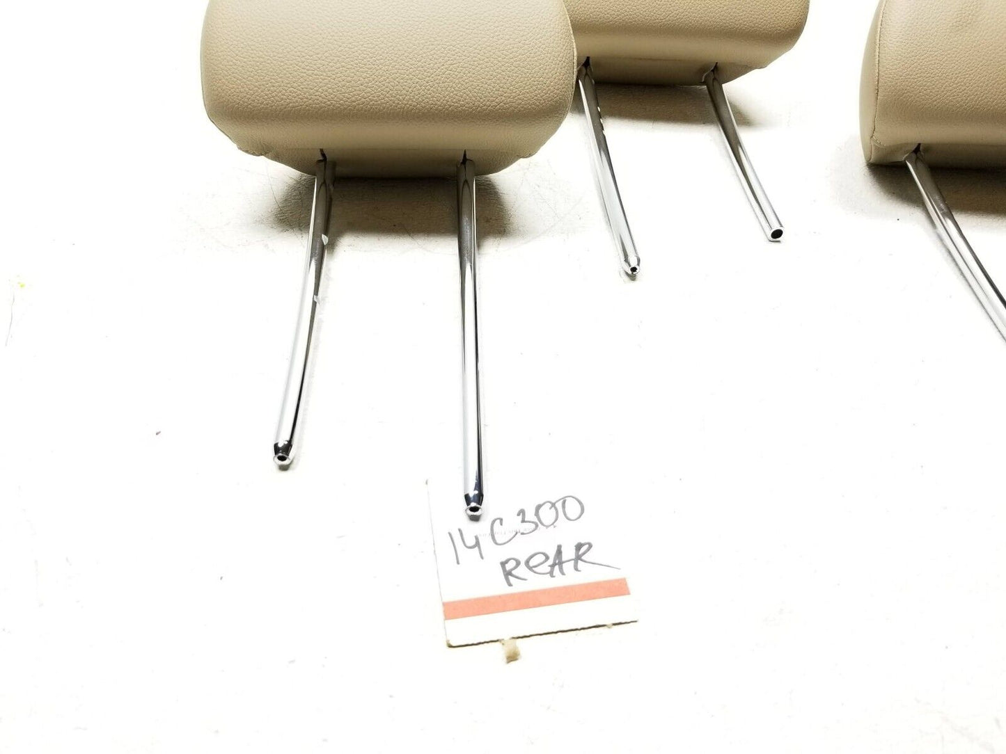 12 13 14 Mercedes-benz C300 Rear Seat Headrest Left & Center & Right 3pcs OEM